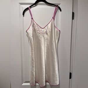 Vintage Oscar de la Renta pink label nightgown lingerie nightie negligée'